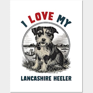 I love my Lancashire Heeler Posters and Art